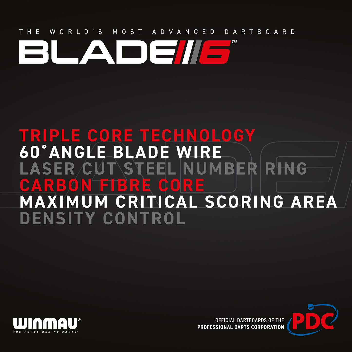 Winmau - Blade 6 Triple Core Dartboard