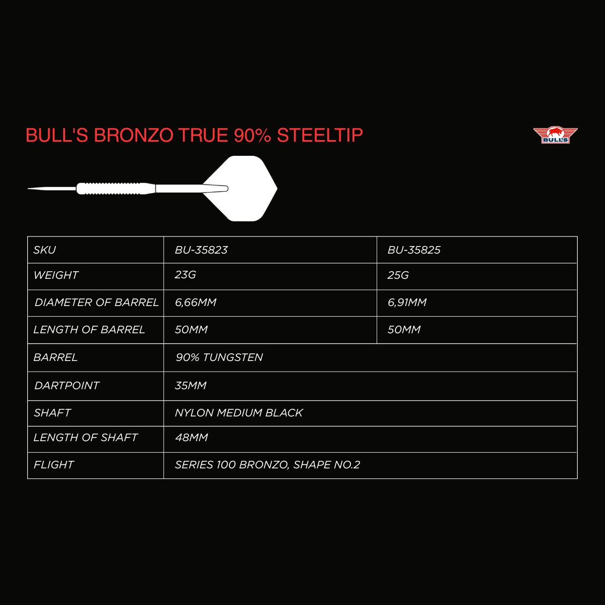 Bull's - Bronzo True 90%