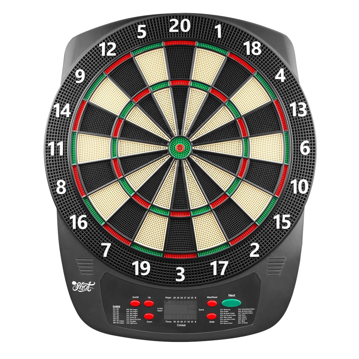 Shot - Pro Electronic Dartboard Set