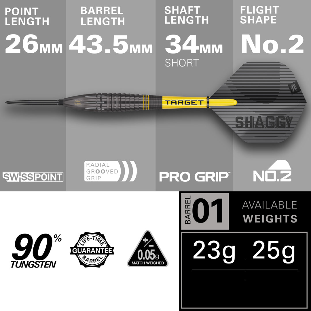 Target SCOTT WILLIAMS 'Shaggy' BLACK