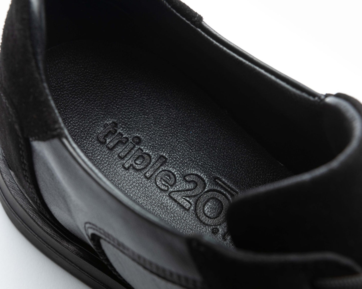 triple20® Dartschuhe - Leder schwarz
