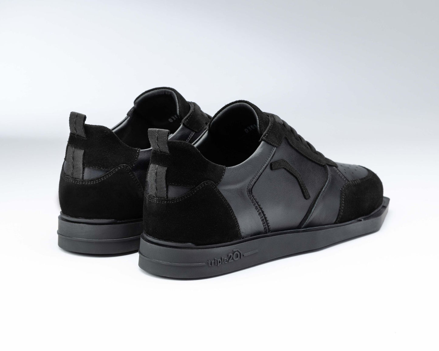 triple20® Dartschuhe - Leder schwarz