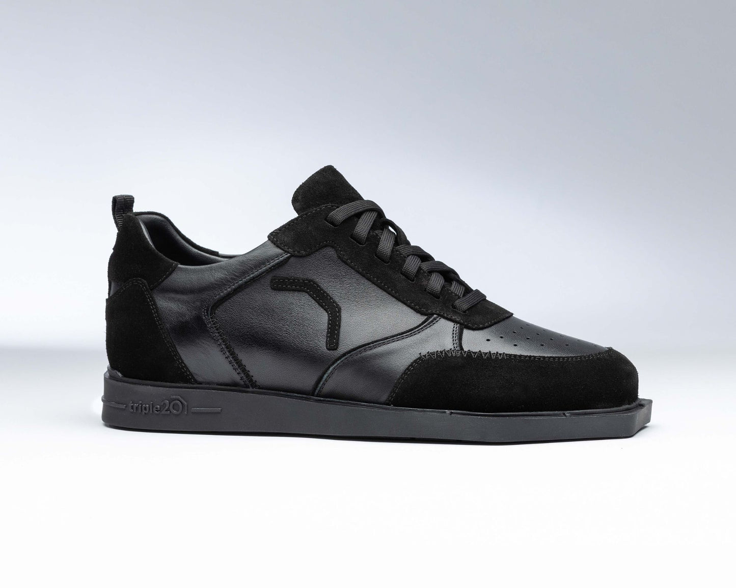 triple20® Dartschuhe - Leder schwarz