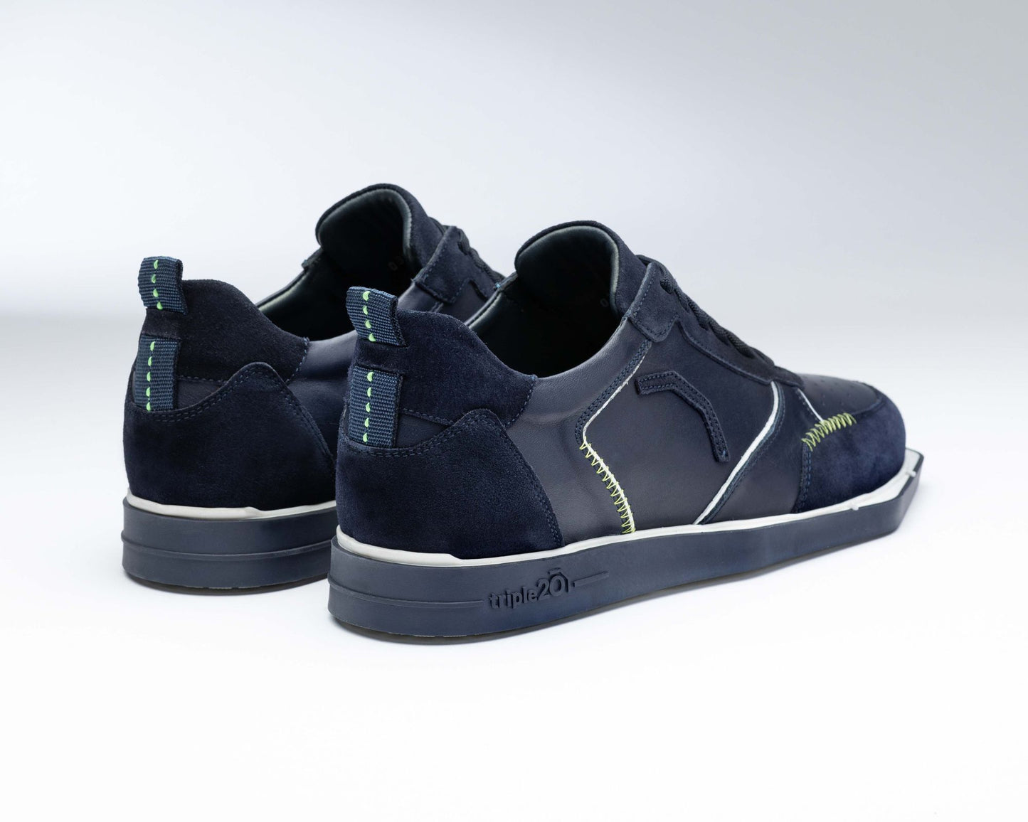 triple20® Dartschuhe - Leder blau/weiß