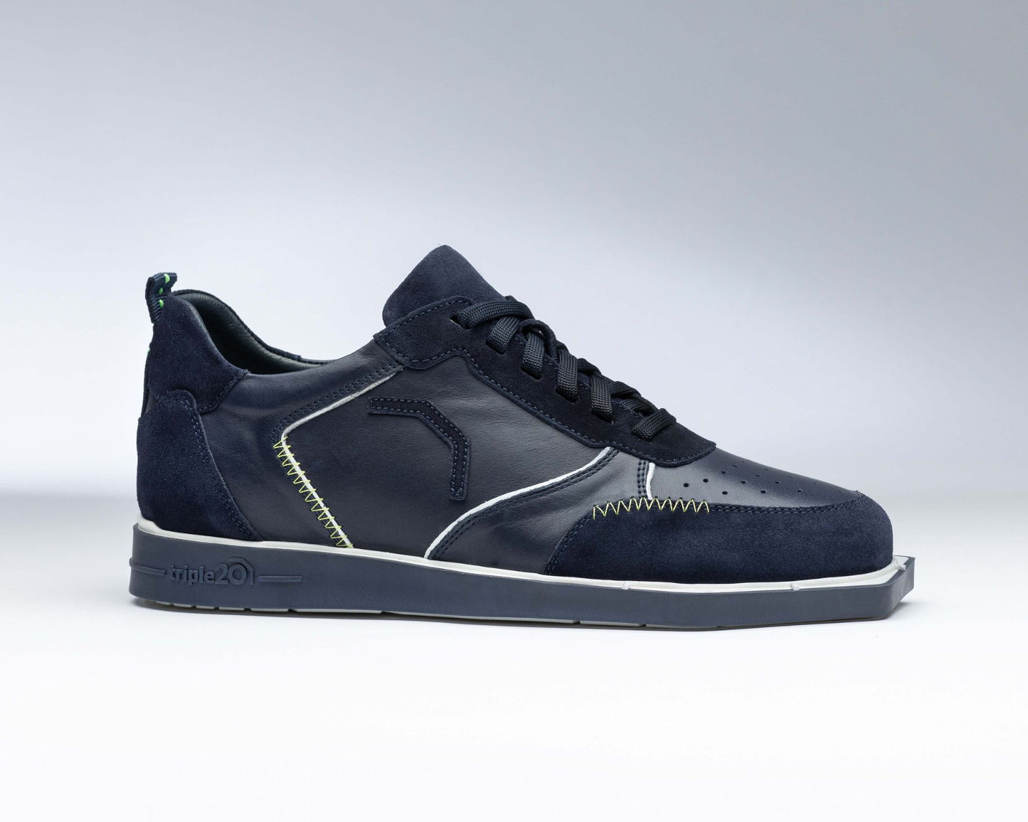 triple20® Dartschuhe - Leder blau/weiß