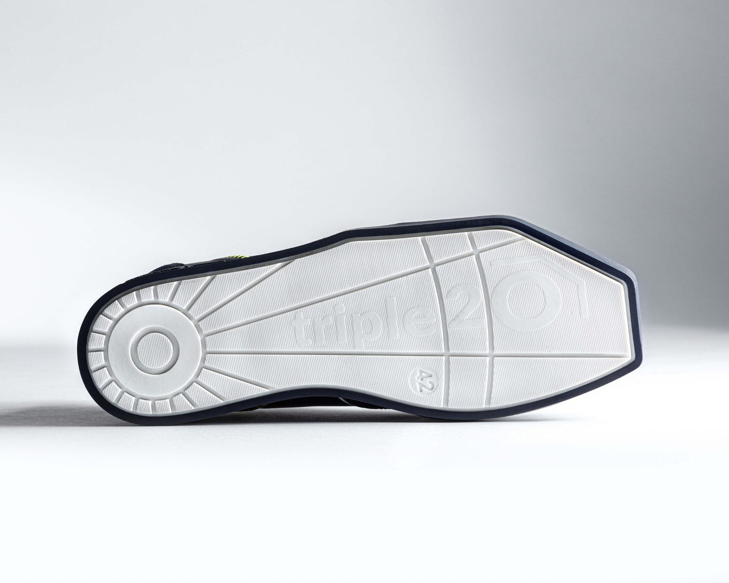 triple20® Dartschuhe - Leder blau/weiß