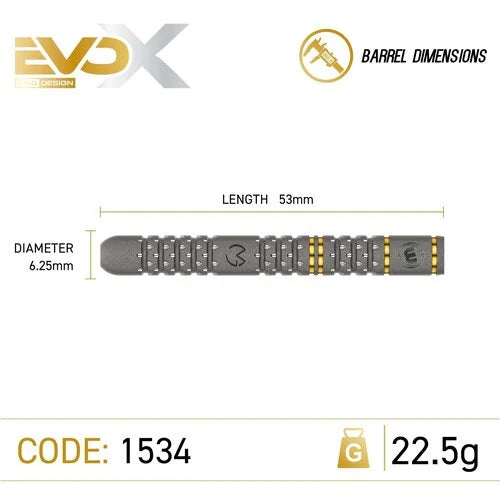 Winmau - Michael van Gerwen EVO-X 90% 22,5g