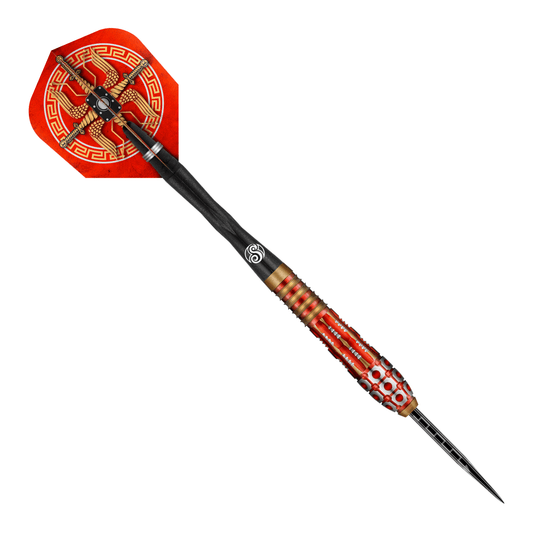 Shot - Roman Empire Centurion Steel Tip Dart Set - 90% Tungsten Barrels