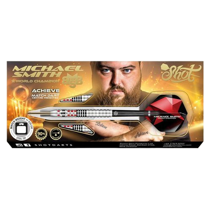 Michael Smith Achieve Dart-Set mit Stahlspitze – aus 90 % Wolfram