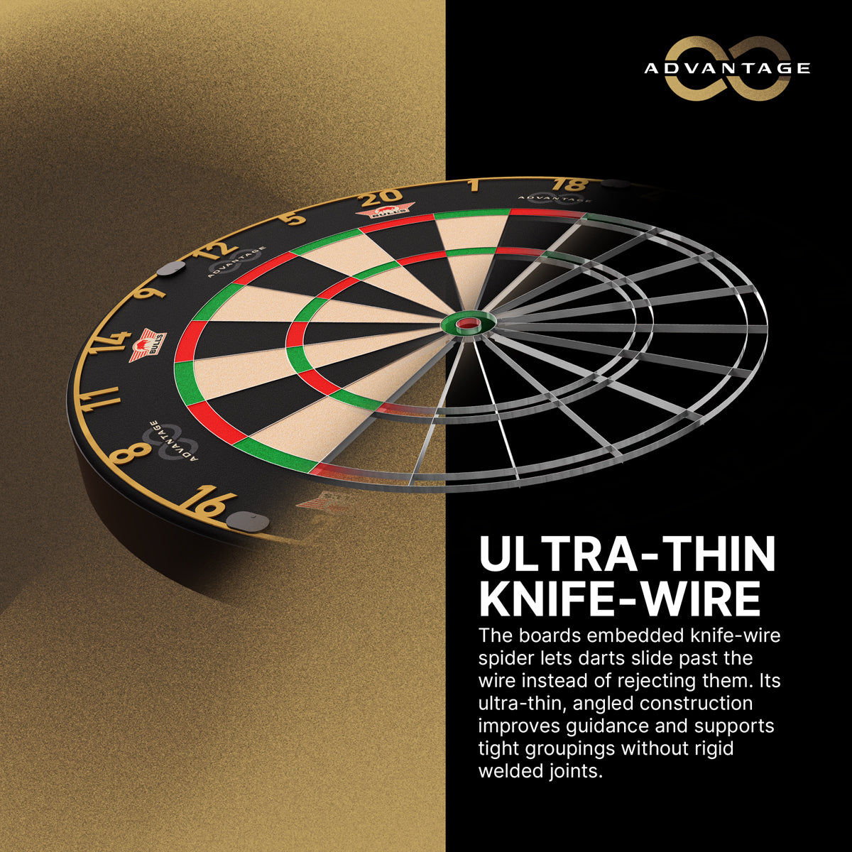 Bull's - Advantage 8 Dartboard