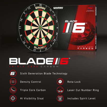 Winmau - Blade 6 Triple Core Dartboard