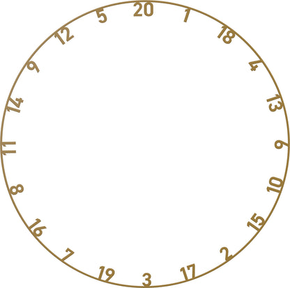 Bull's - Farbige Zahlenringe