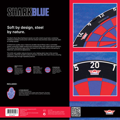 Bull's - Shark Pro Blue Dartboard