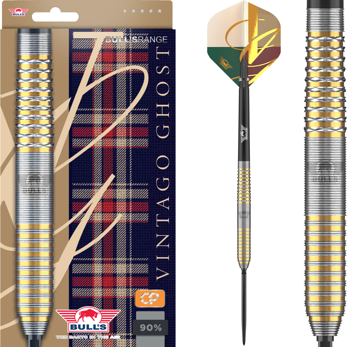 Bull's - Vintago Ghost CP Steeltip 90%
