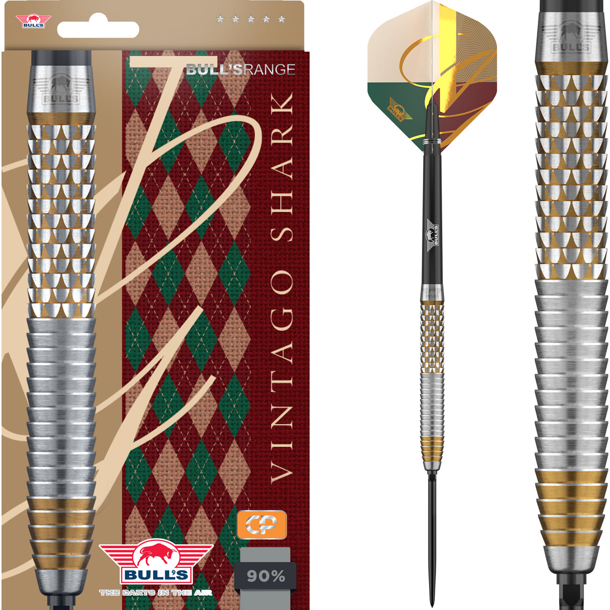 Bull's - Vintago Shark CP Steeltip 90%