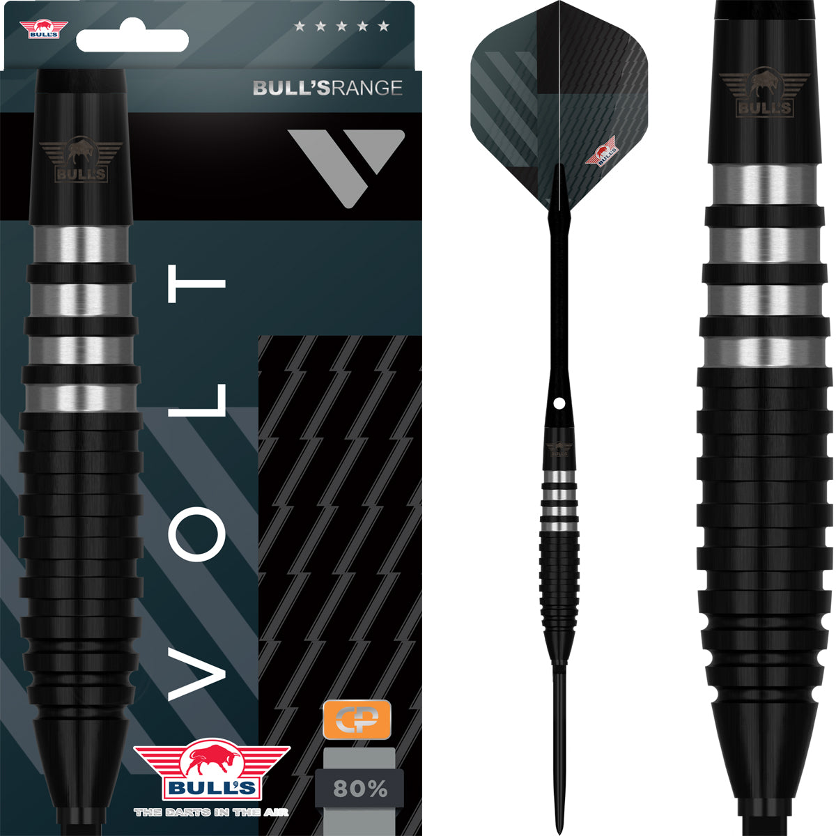 Bull's - Volt Black CP 80%