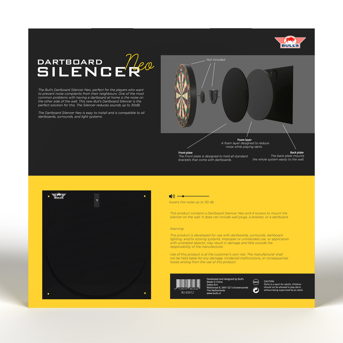 Bull's - Dartboard Silencer Neo