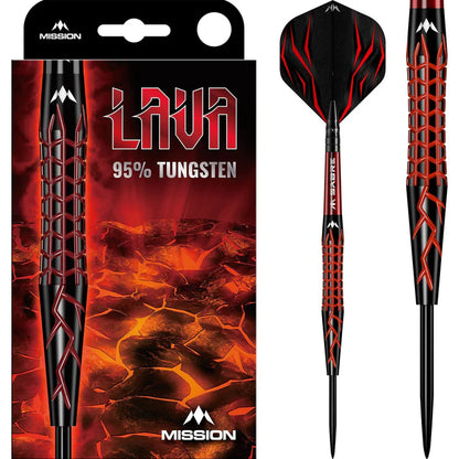 Mission - Lava Darts - 95%  - Black & Red