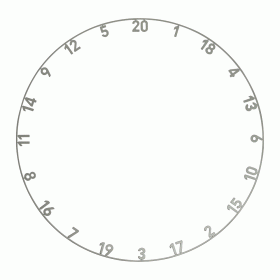 Precise180 - Zahlenringe