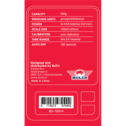 Bull's - Darts Taschenwaage