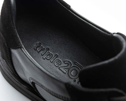 triple20® Dartschuhe - Leder schwarz