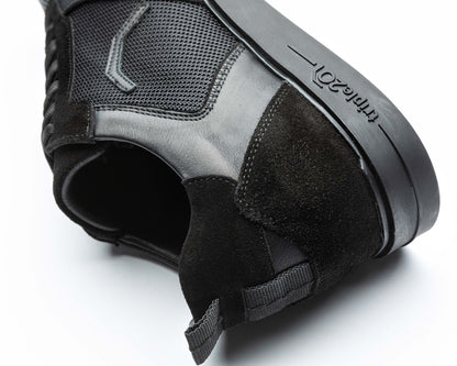 triple20® Dartschuhe - Leder und sportives Mesh schwarz