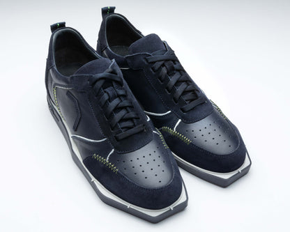 triple20® Dartschuhe - Leder blau/weiß