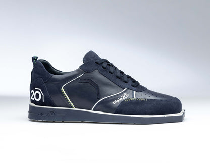 triple20® Dartschuhe - Leder blau/weiß